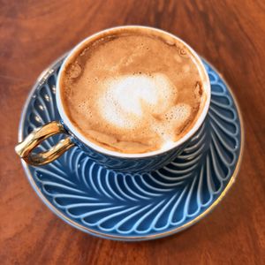 Doppelter Espresso Macchiato  at V-Cake Cafe in Dresden