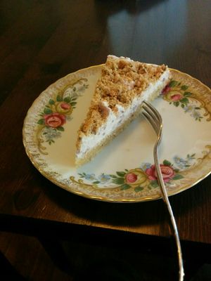 yum at V-Cake Cafe in Dresden