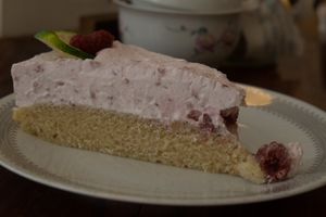 Blueberry-Cake at V-Cake Cafe in Dresden