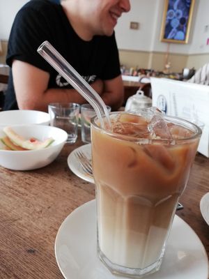 Iced Latte at V-Cake Cafe in Dresden