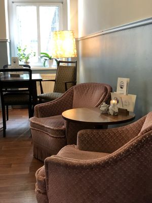 Cozy cafe at V-Cake Cafe in Dresden