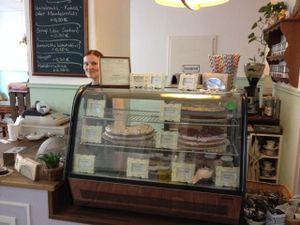 So many wonderful cakes at V-Cake Cafe in Dresden