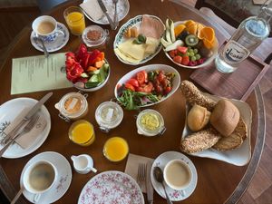 Table brunch  at V-Cake Cafe in Dresden