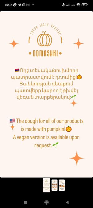 from ig at Ddmashki - Pre-order only in Yerevan