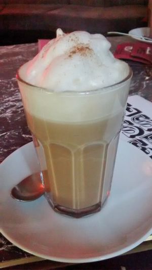 Chai latte at Chaostheorie in Berlin