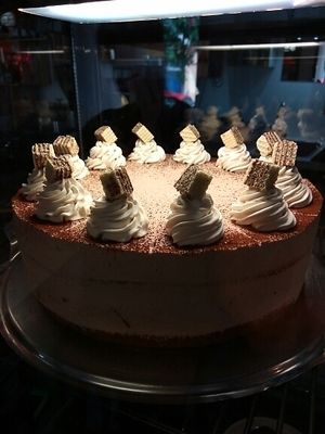 Hazelnut Wafer cake at Chaostheorie in Berlin