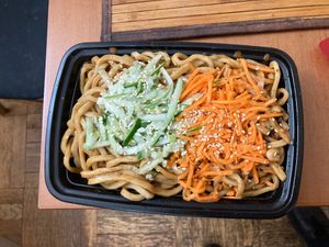 Cold noodles at Vanessa's Dumpling House in New York City