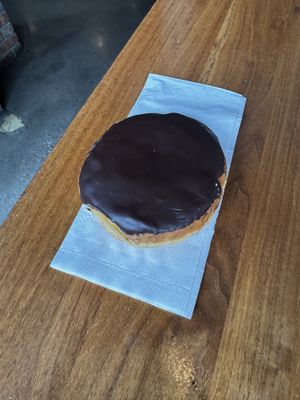 Boston crème not vegan  at Five Daughters Bakery - 5th & Broadway in Nashville