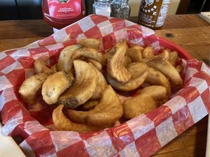 Sidewinder fries  at Vintage Brewing Co in Sauk City