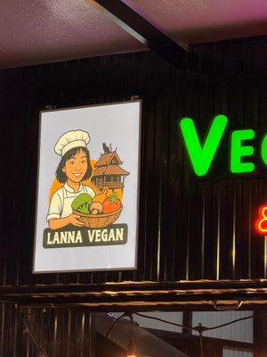 In Lanna square food court in old city near Zoe Yellow Bar.. at Lanna Square Vegan in Chiang Mai