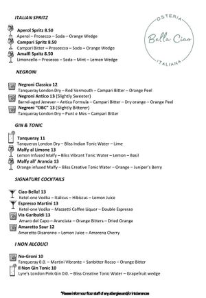  at Osteria Bella Ciao Zuid in Amsterdam