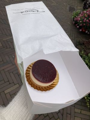 Cheesecake tart  at Roos in Bergen