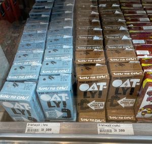 Oatly milk at KEF - BAKAÐ in Keflavik