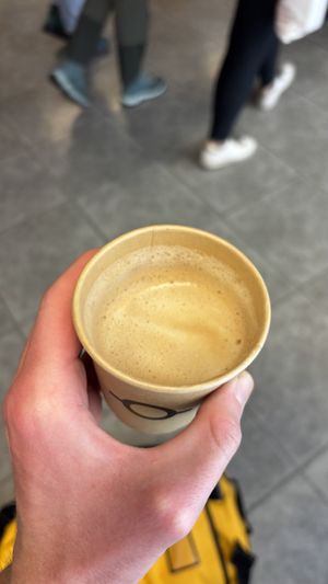 Oat flat white  at KEF - BAKAÐ in Keflavik
