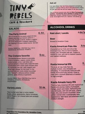 Food  at Tiny Rebels in Crete