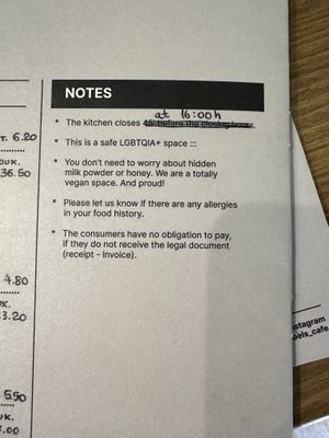 lgbtqia+ and allergy friendly space ❤️  at Tiny Rebels in Crete