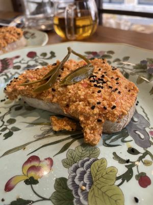 Scrambled “eggs” / tofu   at Tiny Rebels in Crete