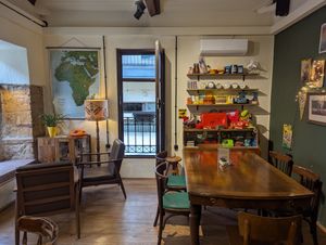 upstairs at Tiny Rebels in Crete