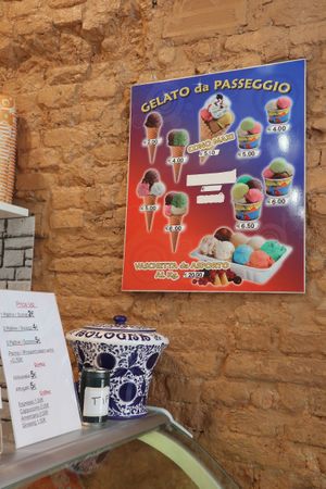 My vegan ice cream was also €2 for a small.  at il Gelatone in Venice