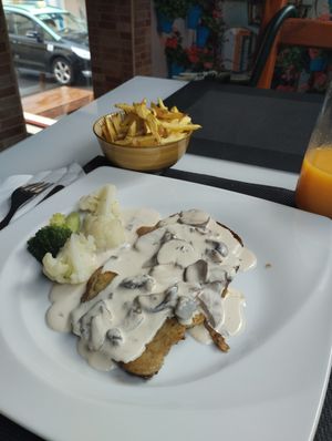 Seitan dish at Sabores da Esquina in Alvor