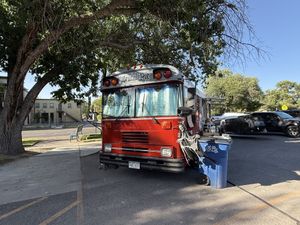 Front of bus   at Brutal Pie in Grand Junction