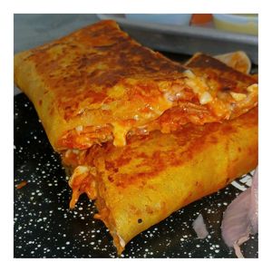 Jackfruit Birria Burrito at Taqueria La Esquina in Tucson