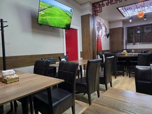 Inside seating at China Town  in Almaty