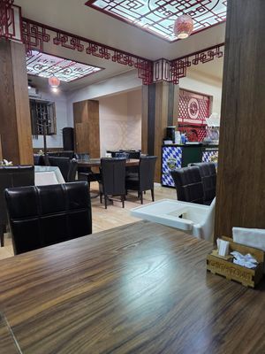 Inside seating at China Town  in Almaty