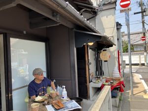 Fruit saladd  at Sagan in Kyoto