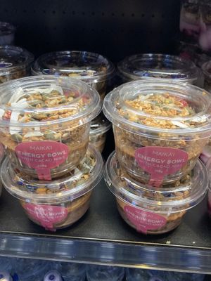 Energy bowl made of soy milk at KEF - Maika'i in Keflavik