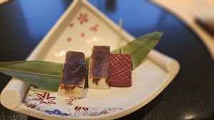 Night 1, tofu and konjac at Yunosato in Hokkaido