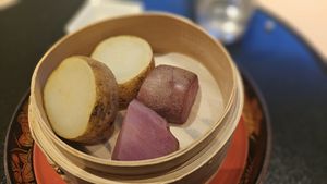 Potatoes at Yunosato in Hokkaido