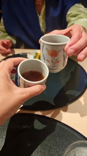 Night 1, tea at Yunosato in Hokkaido