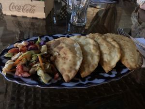   at Tea House Bir Gumbaz in Khiva
