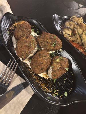 Spiced zucchini beignets  at YERBAxabia  in Javea