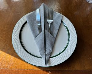 Place setting at Chan Chao in Petaluma