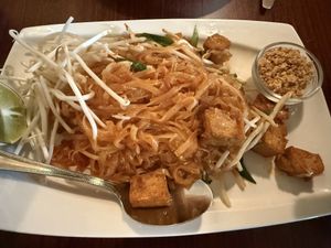 Pad Thai with tofu   at Chan Chao in Petaluma