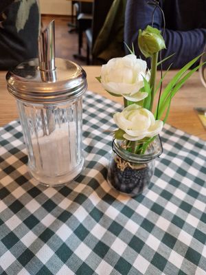 Tischdeko at Nesthocker Snackbar & Café in Offingen