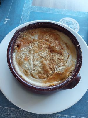 Vegan mousaka at Bacchus - Βάκχος in Crete