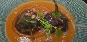 Katta Meetha Baingan at Dakwala Bombay Canteen in Newcastle Upon Tyne