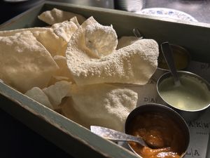 Popperdominioms  at Dakwala Bombay Canteen in Newcastle Upon Tyne