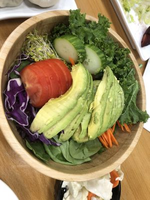 S1 avocado salad   at Veggie Heaven in Somerset
