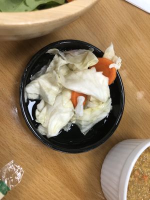 Pickled cabbage   at Veggie Heaven in Somerset
