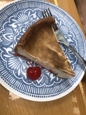 Tofu vegan Cheese cake   at Veggie Heaven in Somerset