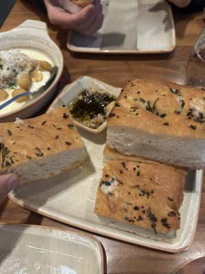 🥵GARLIC FOCCACIA😮‍💨  at Andare in Seattle