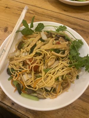 Mixed veg and tofu noodles   at Sapa Vegan Kitchen in Sapa