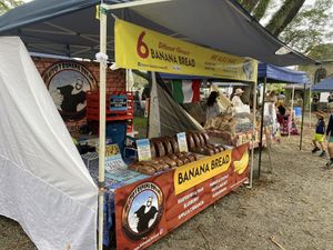 Blitz’s Banana Bread - Mossman market   at Bluto's Banana Bread in Mossman