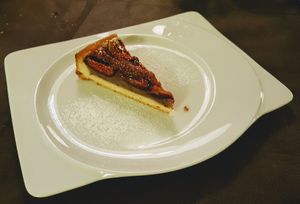 Fig cake (vegan) at Hotel Liberty in Levico Terme