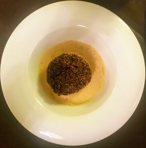 Quinoa crockette (vegan) at Hotel Liberty in Levico Terme