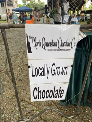 Nth QLD Chocolate Co. stall    at North Queensland Chocolate Company in Mossman